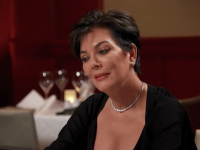 Kris Jenner on "Keeping Up with the Kardashians"