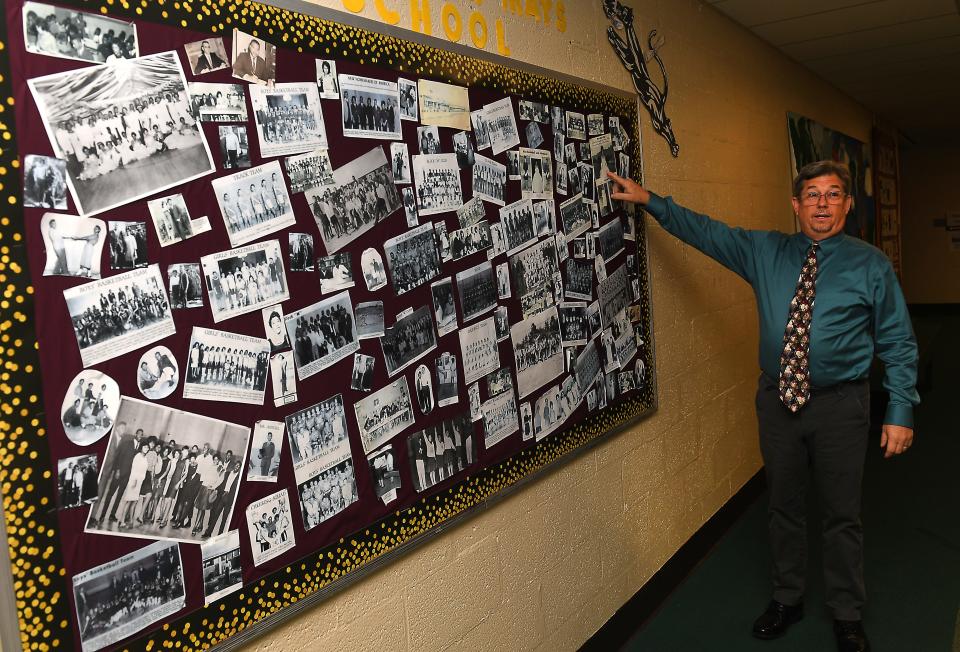 Jerry Rice, executive director of the Benjamin E. Mays Family Resource Center gives a tour of the center in Pacolet on Aug. 1, 2023.