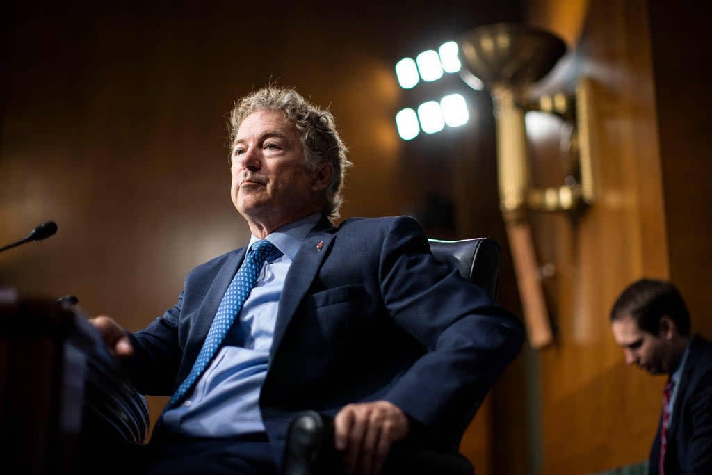 Senator Rand Paul said it was impossible to agree what ‘disinformation’ even was  (AFP via Getty Images)