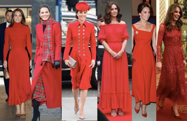 The Princess of Wales red