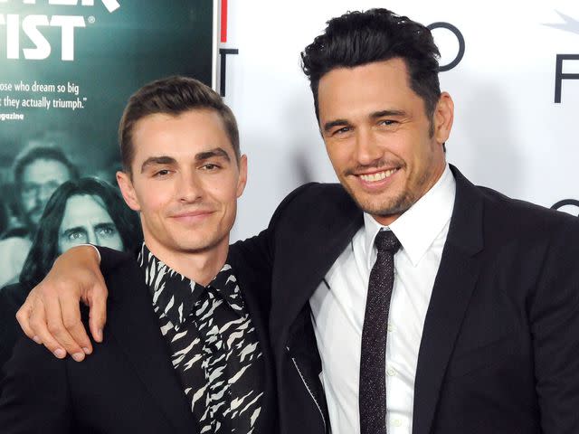 <p>Barry King/Getty</p> Dave Franco and brother director/actor James Franco attend AFI FEST 2017