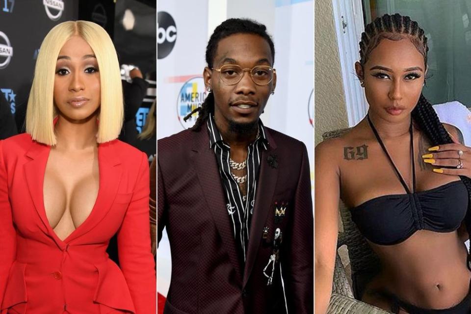 From left: Cardi B, Offset, Jade | Getty Images (2), Jade/Instagram