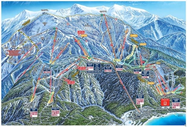 Heavenly Mountain Resort Trail Map