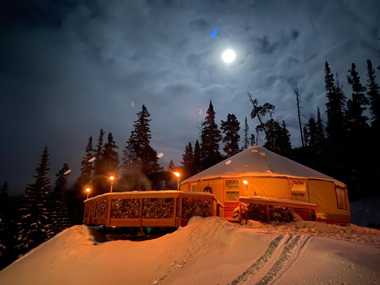 the montana dinner yurt