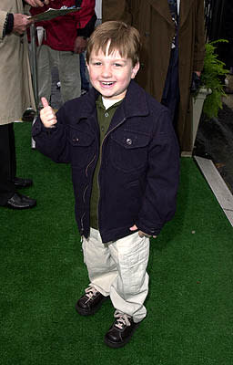 Angus T. Jones at the Mann Chinese Theater premiere of Warner Brothers' See Spot Run