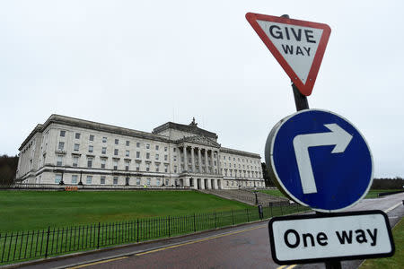 A general view of Parliament Buildings at Stormont in Belfast, Northern Ireland March 7, 2017. REUTERS/Clodagh Kilcoyne