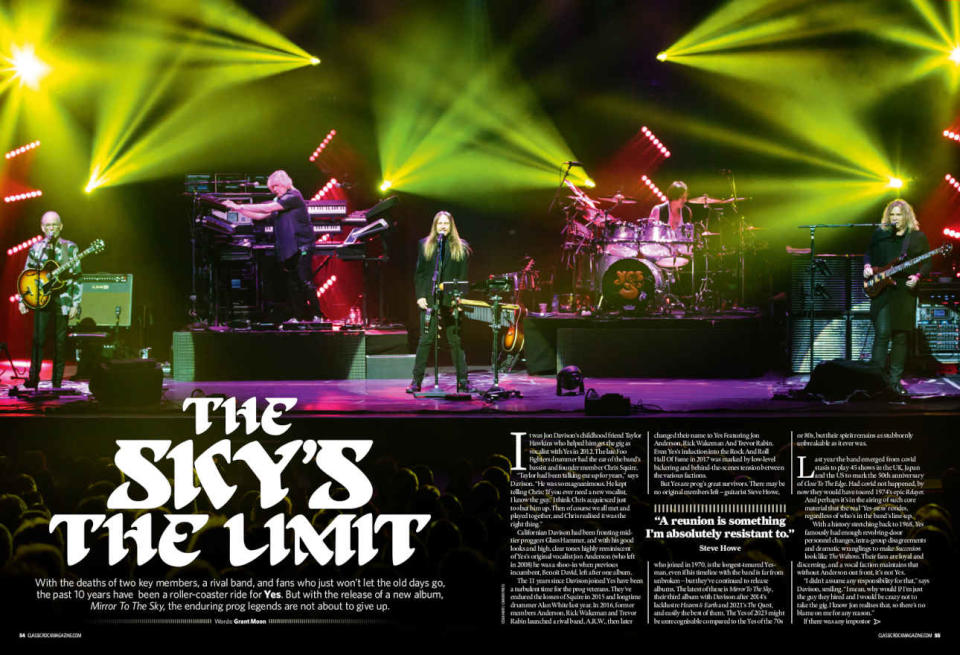 Yes in Classic Rock magazine