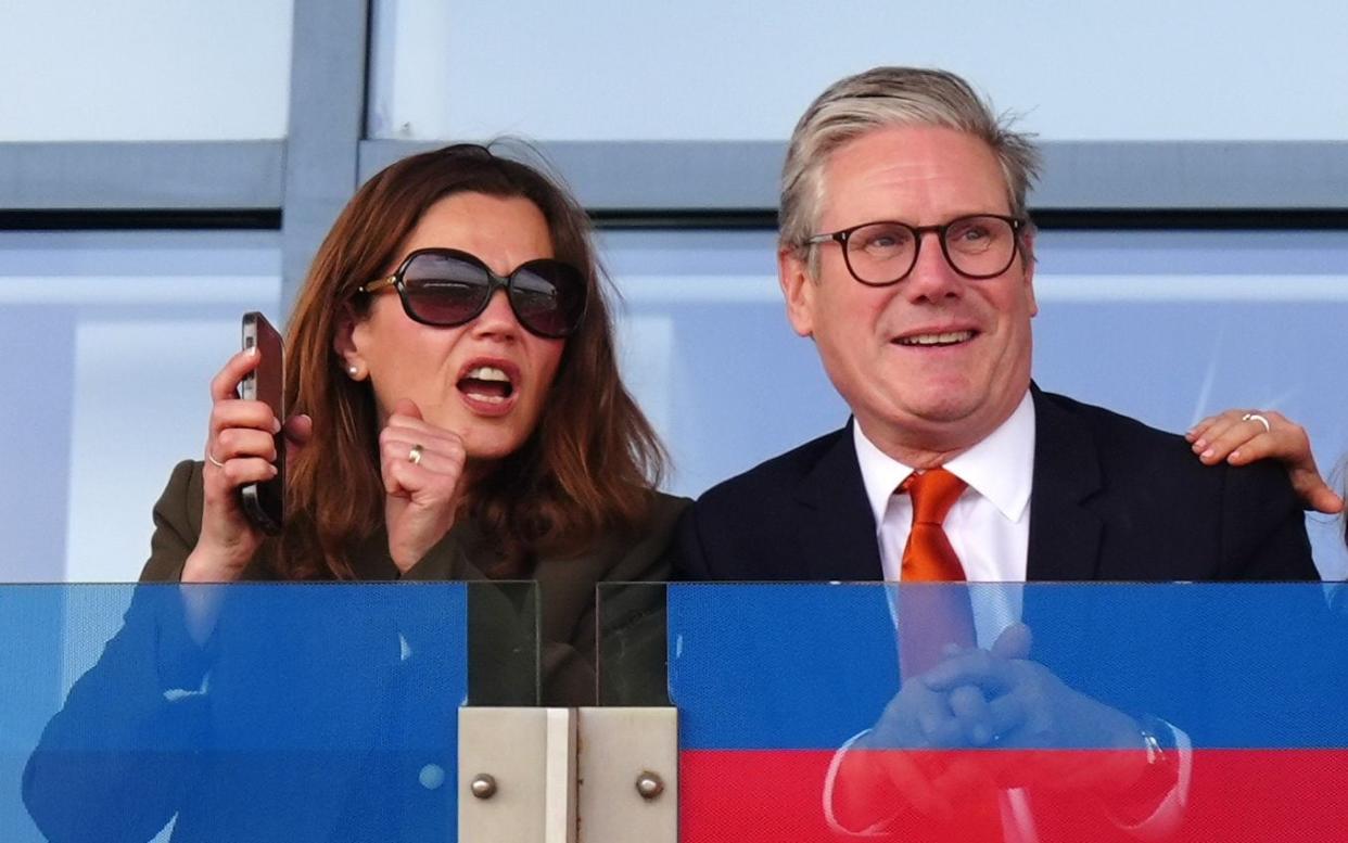 Keir Starmer (right) and wife Victoria Starmer were reportedly given incorrect advice on declaring gifts