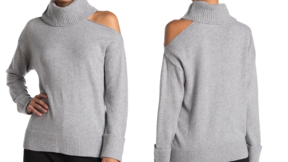 1.State Cutout Shoulder Turtleneck Sweater - Nordstrom, $50 (originally $79)