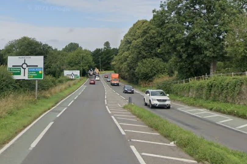 The crash happened on the A25 near Godstone