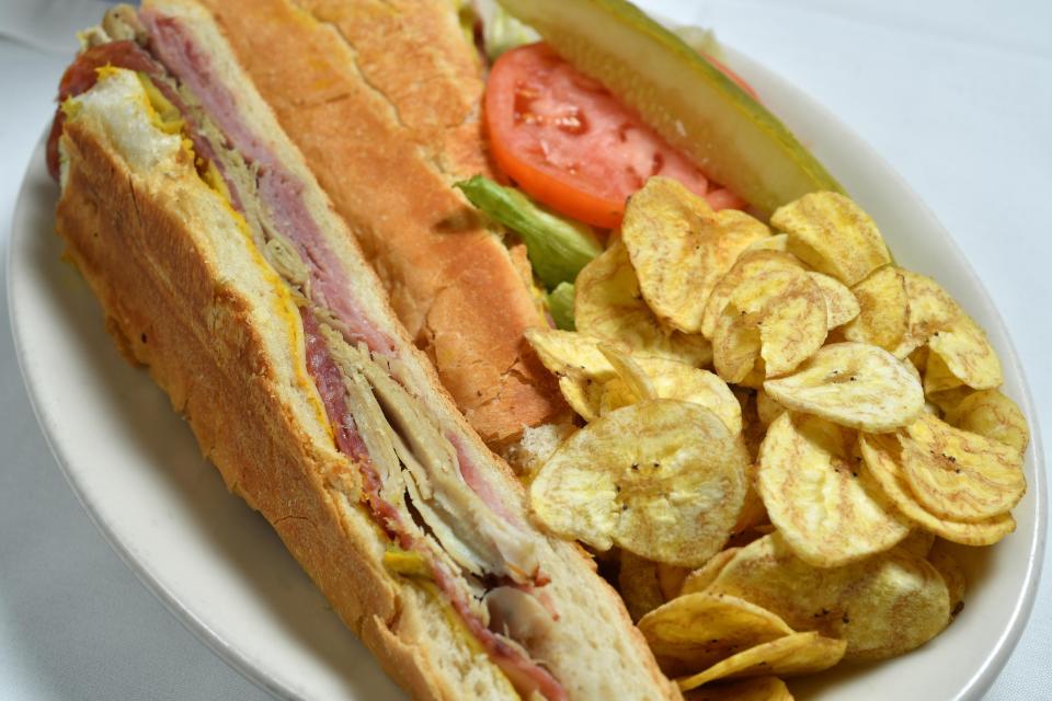 The Cuban sandwich at Columbia Restaurant.