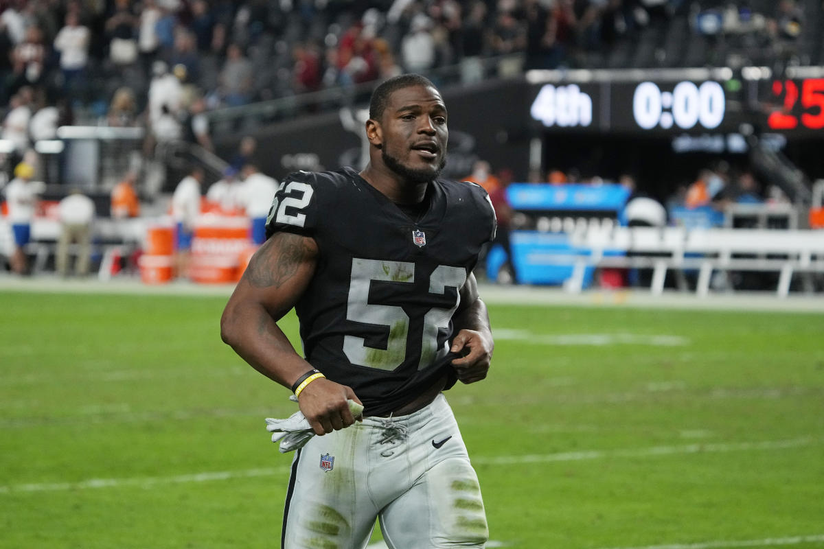 Raiders, Colts final Week 10 injury report: LB Denzel Perryman