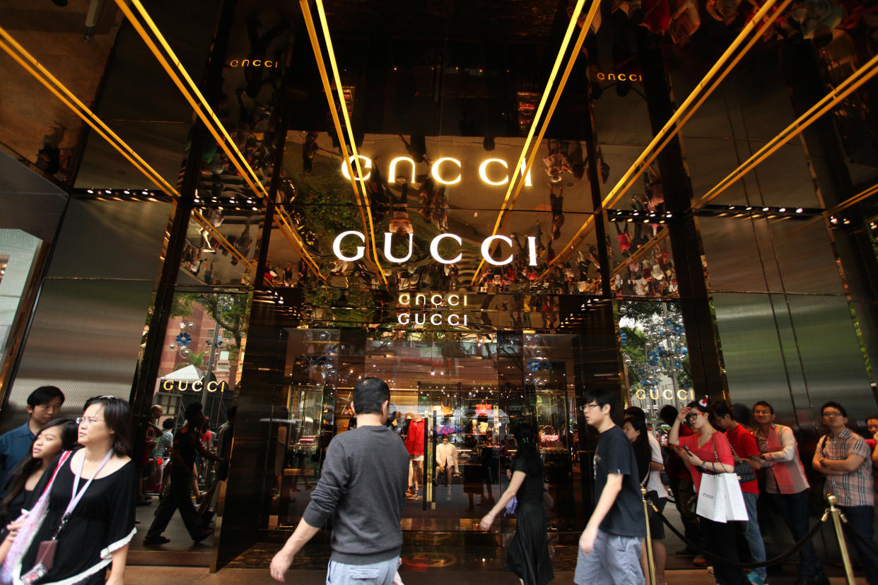 The Gucci store at Paragon along Orchard Road. (Photo: Getty Images)