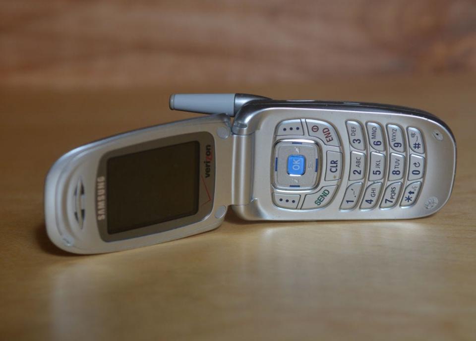 A flip phone