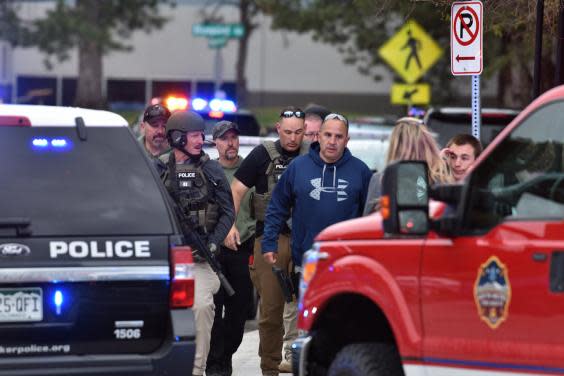 Police at the scene of a deadly shooting at Stem Highlands Ranch school (Getty Images)