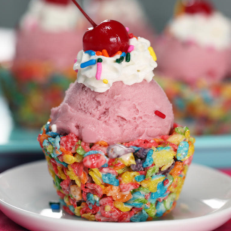 Rainbow Dessert Bowls