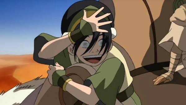 Toph es una maestra tierra con ceguera