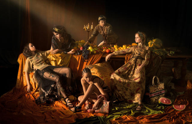 EXCLUSIVE: Dior's Spring Ads Are as Lush as Caravaggio Paintings