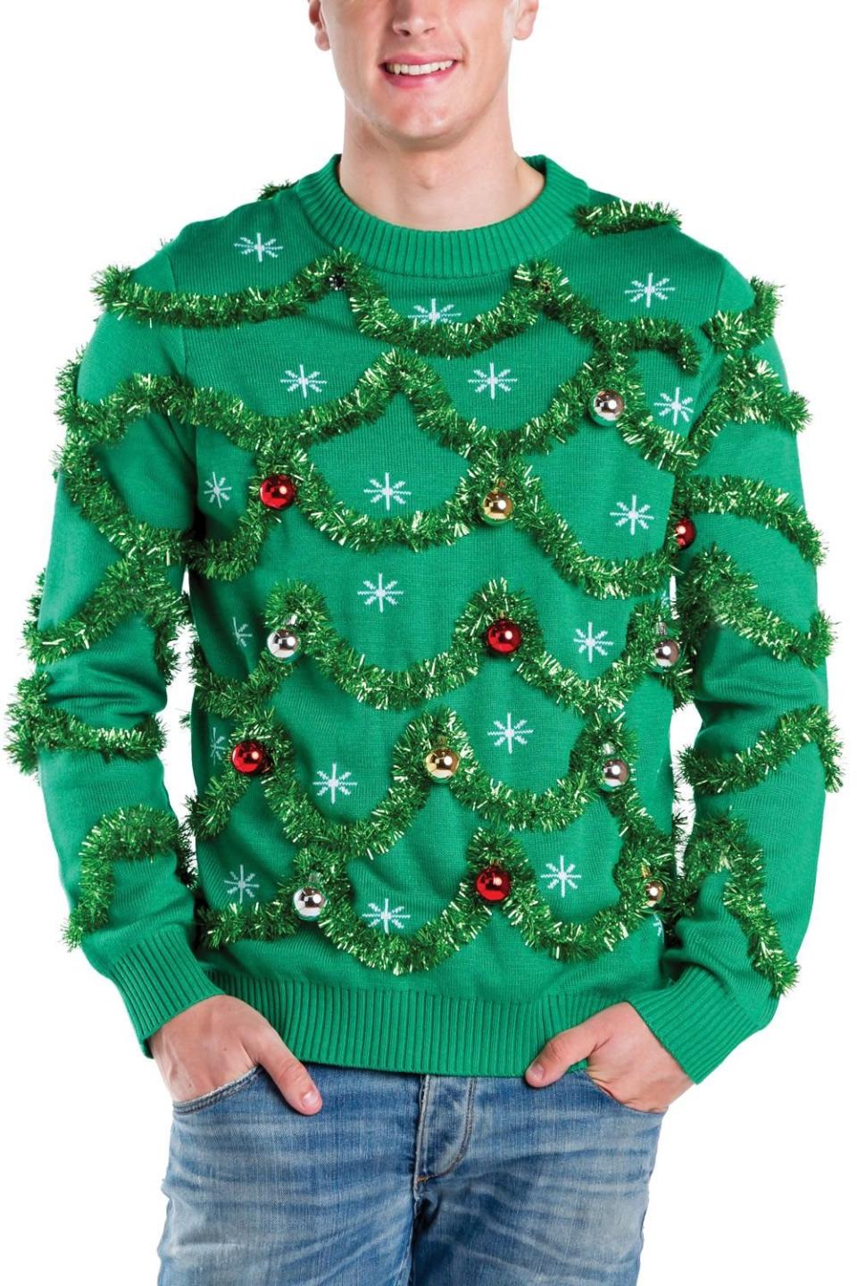 Ugly Garland Christmas Sweater