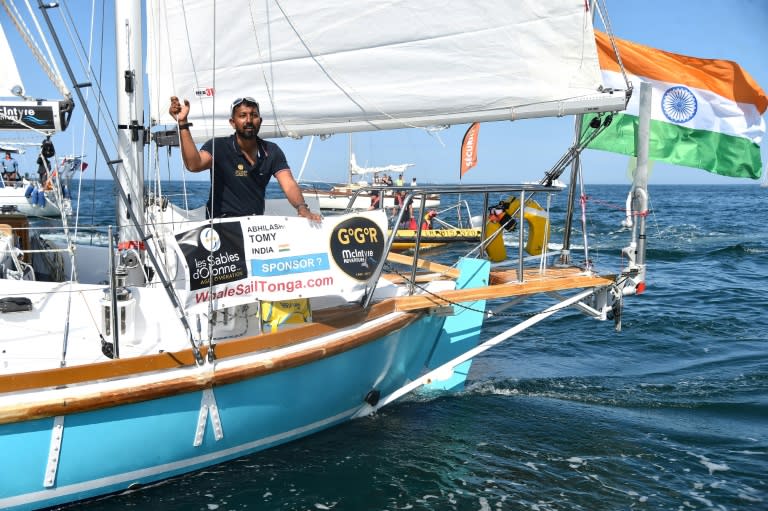 Tomy's own yacht is a replica of the vessel that won the first Golden Globe Race 50 years ago