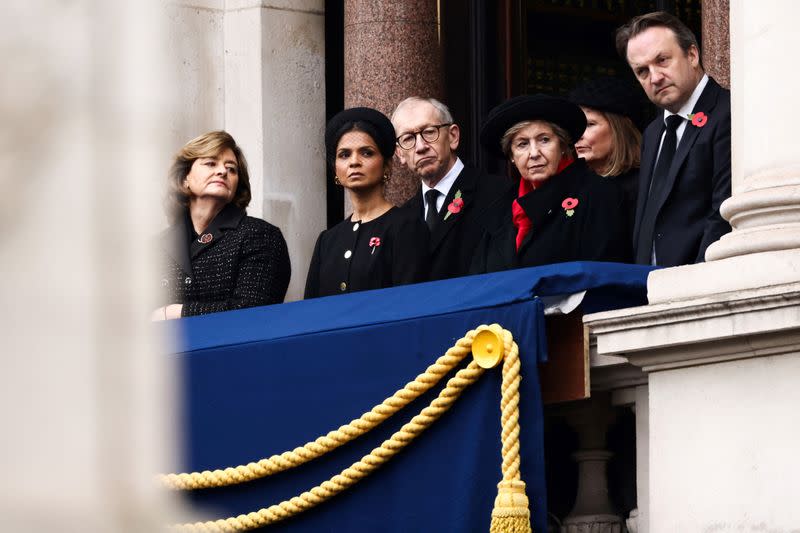 Remembrance Sunday ceremony in London