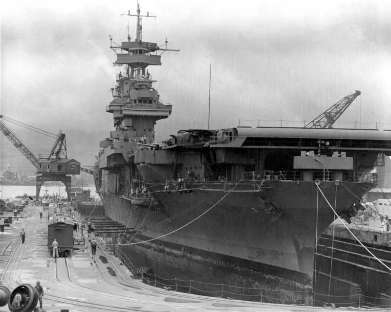 美國海軍「約克鎮號」（USS Yorktown）航空母艦（Wikipedia / Public Domain）