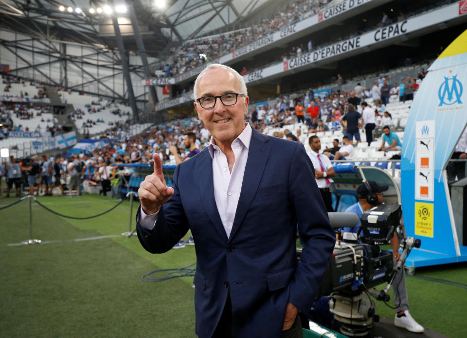 Soccer Football - Ligue 1 - Olympique de Marseille vs Toulouse - Orange Velodrome, Marseille, France - August 10, 2018   Olympique de Marseille owner Frank McCourt   REUTERS/Philippe Laurenson