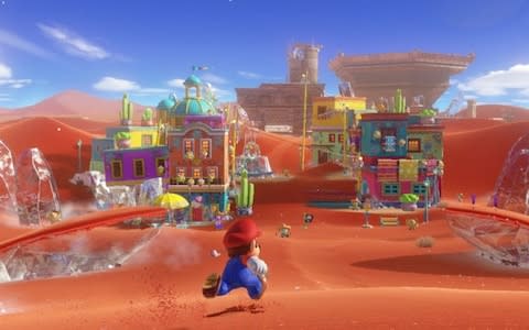 Mario Odyssey Desert Area