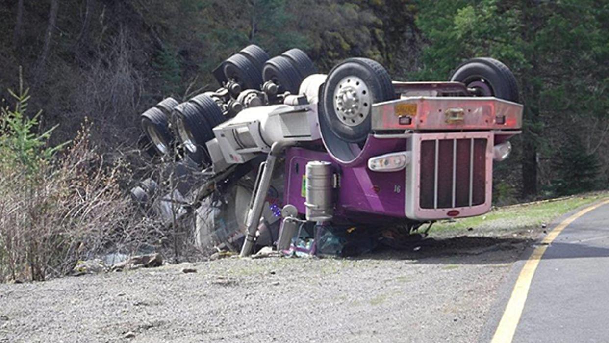 <div>A truck carrying more than 100,000 salmon smolts overturned in Oregon, and, miraculously, most of them managed to survive.</div> <strong>(Oregon Department of Fish and Wildlife)</strong>