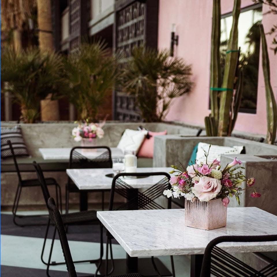 GiGi's Restaurant and Lounge's outdoor seating area. The venue aims to foster a social, "party" atmosphere, according its director of hospitality