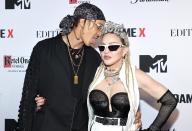 <p>Madonna gets some love from boyfriend Ahlamalik Williams at the world premiere of her <em>Madame X, </em>presented by Ketel One Vodka, at the Paradise Club & Theater at The Edition Hotel Times Square in N.Y.C. on Sept. 23.</p>