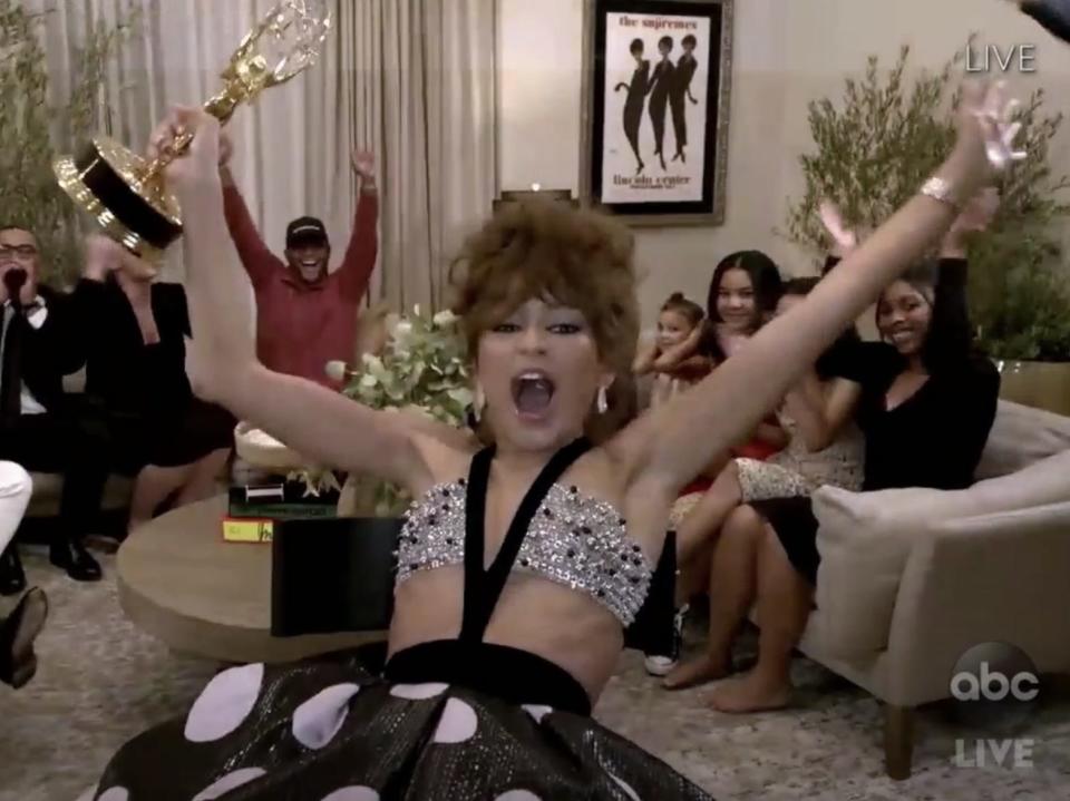 Zendaya excited Emmys 2020 winner ABC 