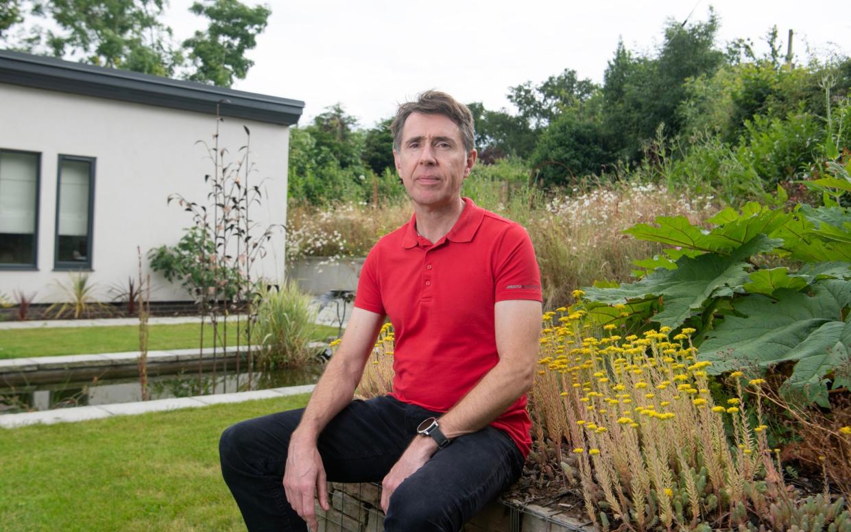 Philip Conway at home at Welsh Newton Common, Monmouthshire