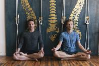 <p>Feeling wound up as the year winds down? Meditation can help you get calm. Find a quiet environment, settle in with your date, and push play on your smartphone. Get free options via the <a href="https://www.uclahealth.org/marc/mindful-meditations" rel="nofollow noopener" target="_blank" data-ylk="slk:UCLA Mindfulness Meditation Center;elm:context_link;itc:0;sec:content-canvas" class="link ">UCLA Mindfulness Meditation Center </a>or on YouTube. </p>