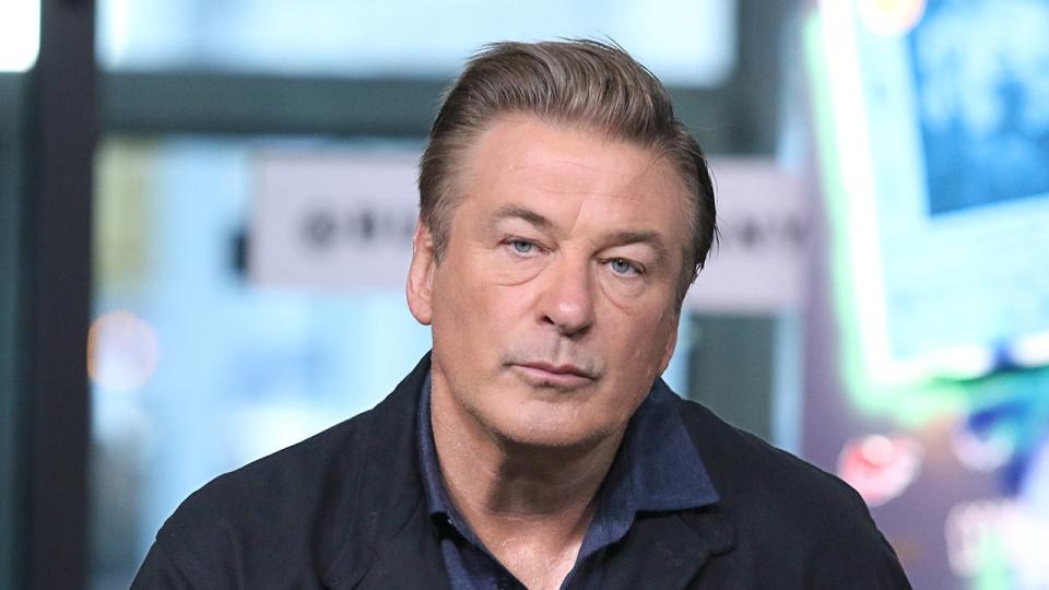 Alec Baldwin looks pensively as he promotes "Motherless Brooklyn"