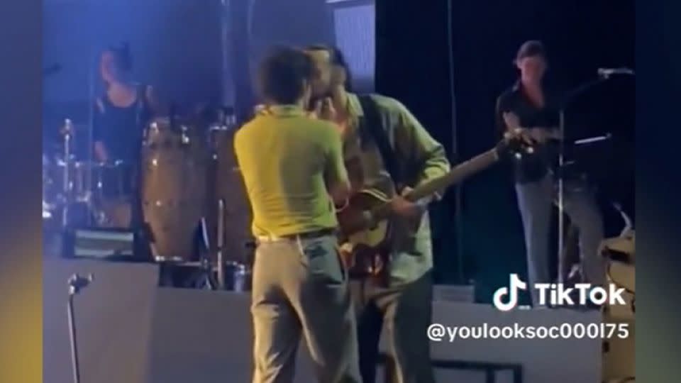 A three-day music festival in Kuala Lumpur, Malaysia, was canceled after Matty Healy, lead singer of The 1975, slammed the country's anti-LGBTQ laws and kissed a bandmate on stage. - From @youlooksoc000175/TikTok