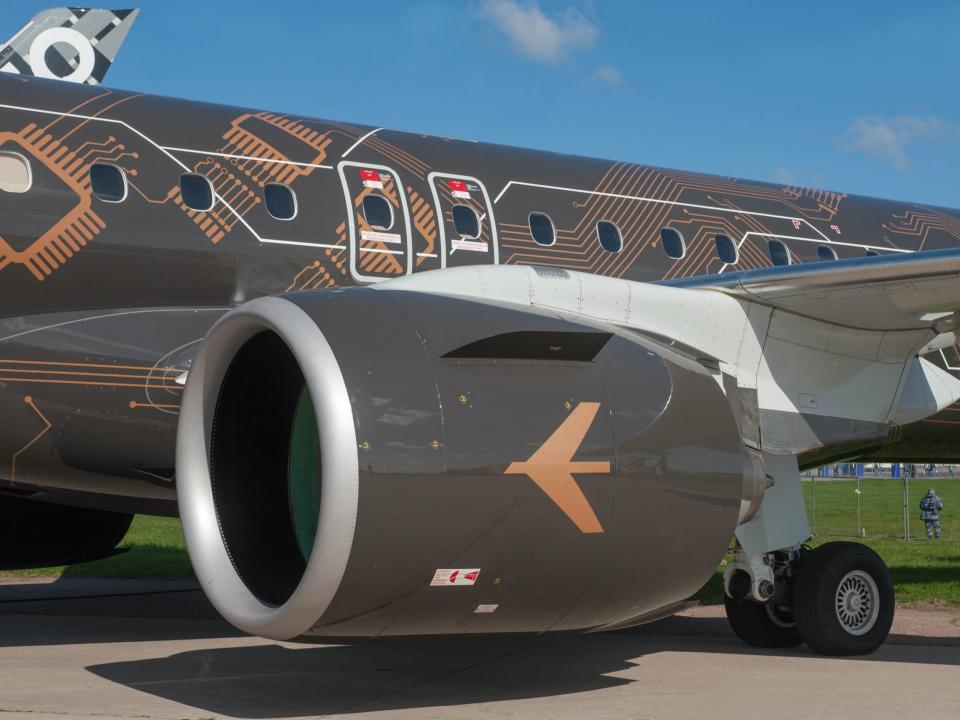 An Embraer E195-E2 aircraft - Embraer E195-E2