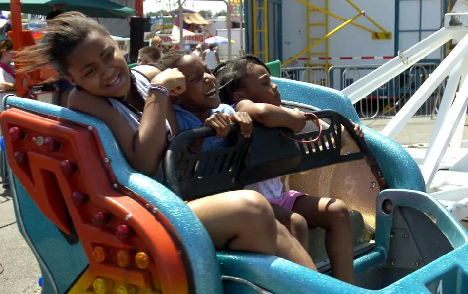 Brockton Fair ride in this undated Enterprise file photo.