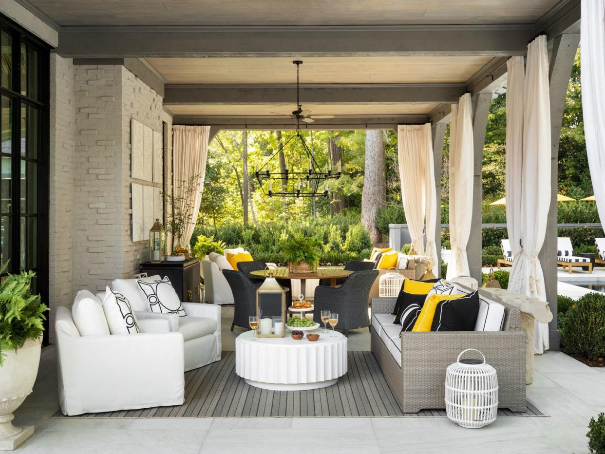 outdoor retreat by ashley gilbreath interior design