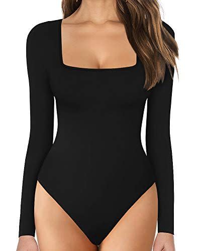 24) Women's Square Neck Bodysuit