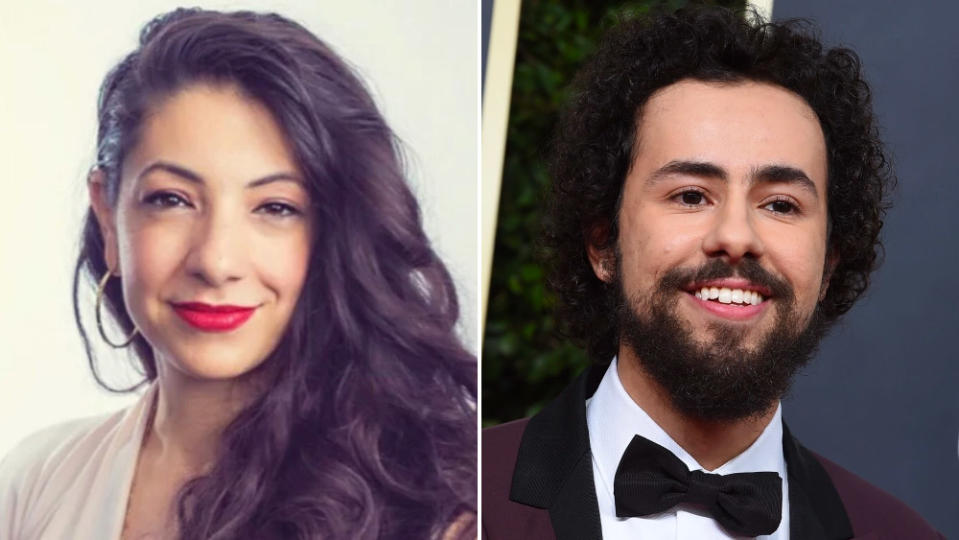 Maytha Alhassen and Ramy Youssef - Credit: Courtesy of Maytha Alhassen; AP