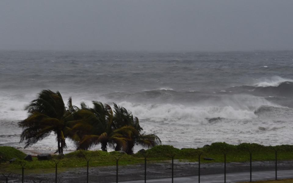 Hurricane Elsa approaches Argyle, St. Vincent, Friday, July 2, 2021.