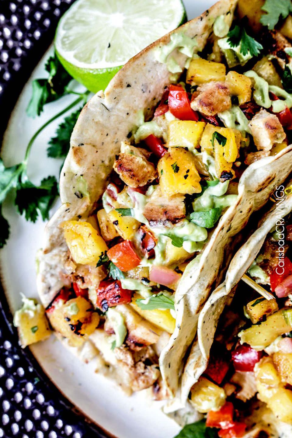 Chili Lime Chicken Tacos