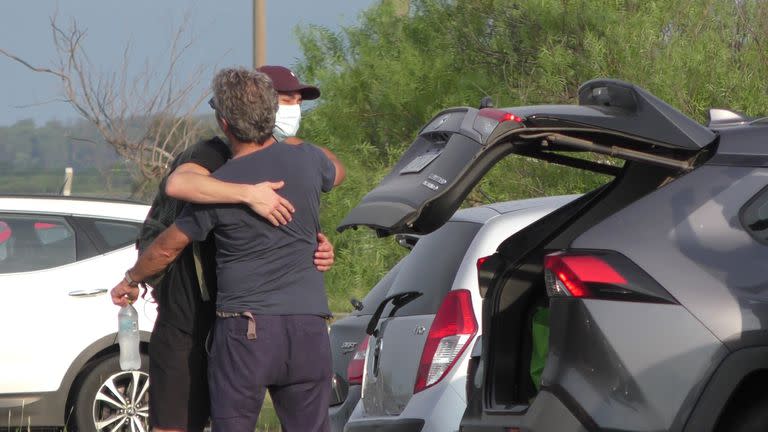 Chino Darín, Úrsula Corberó y Ricardo Darín en Punta del Este