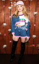 <p>In this youthful, very pink-and-denim ensemble, Peyton List would look right at home on the set of the new <em>Barbie</em> movie. In fact, all she's missing is a hot pink convertible and a side ponytail to move right into the Dream House.</p>