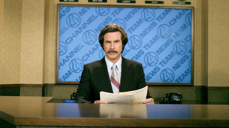 Will Ferrell in Anchorman