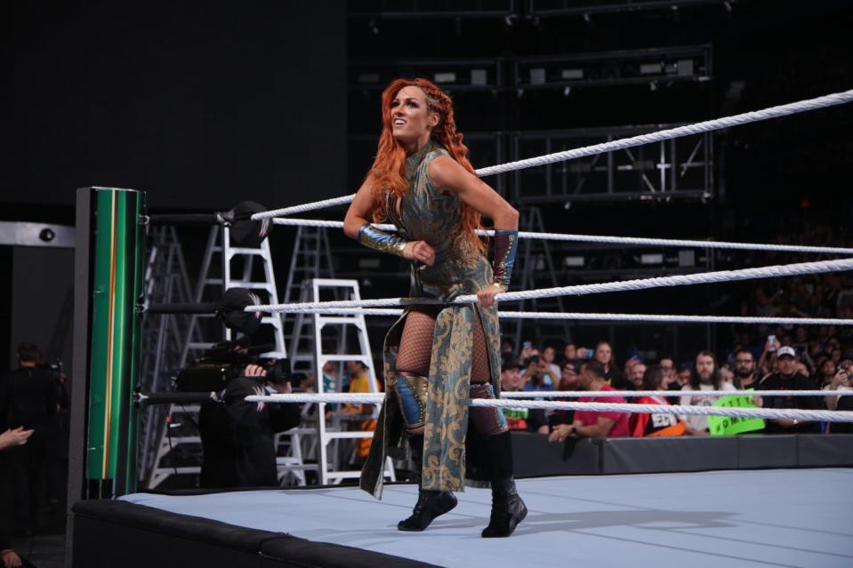 <p>Becky Lynch fancies her chances</p>