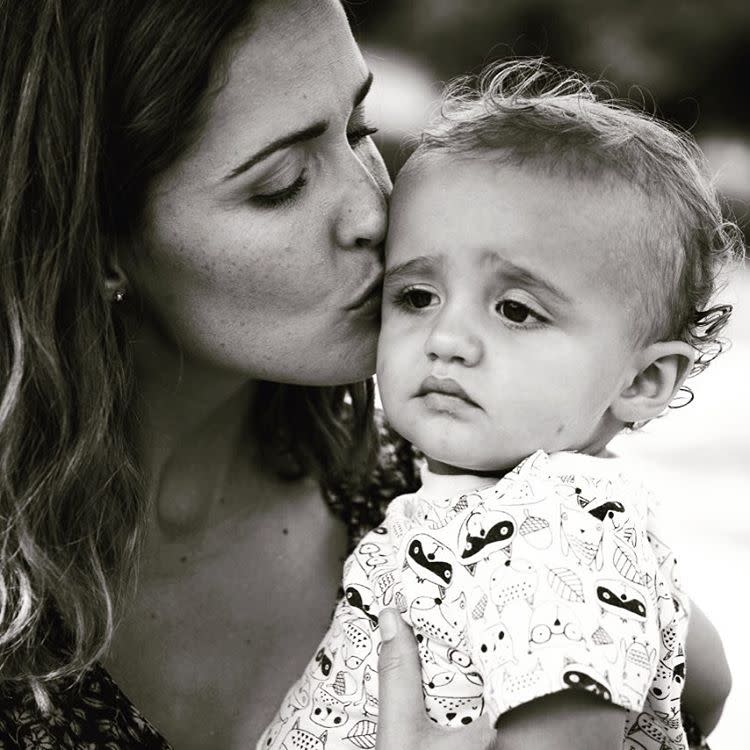 <p>The actor feels like the luckiest guy in the world thanks to Rose Byrne — his ladylove and the mother of his 1-year-old son, Rocky: “<span>Happy Mothers Day. Me and Rocky win.” </span>(Photo: <a rel="nofollow noopener" href="https://www.instagram.com/p/BUE9FPmhS_q/" target="_blank" data-ylk="slk:Bobby Cannavale via Instagram;elm:context_link;itc:0;sec:content-canvas" class="link ">Bobby Cannavale via Instagram</a>) </p>