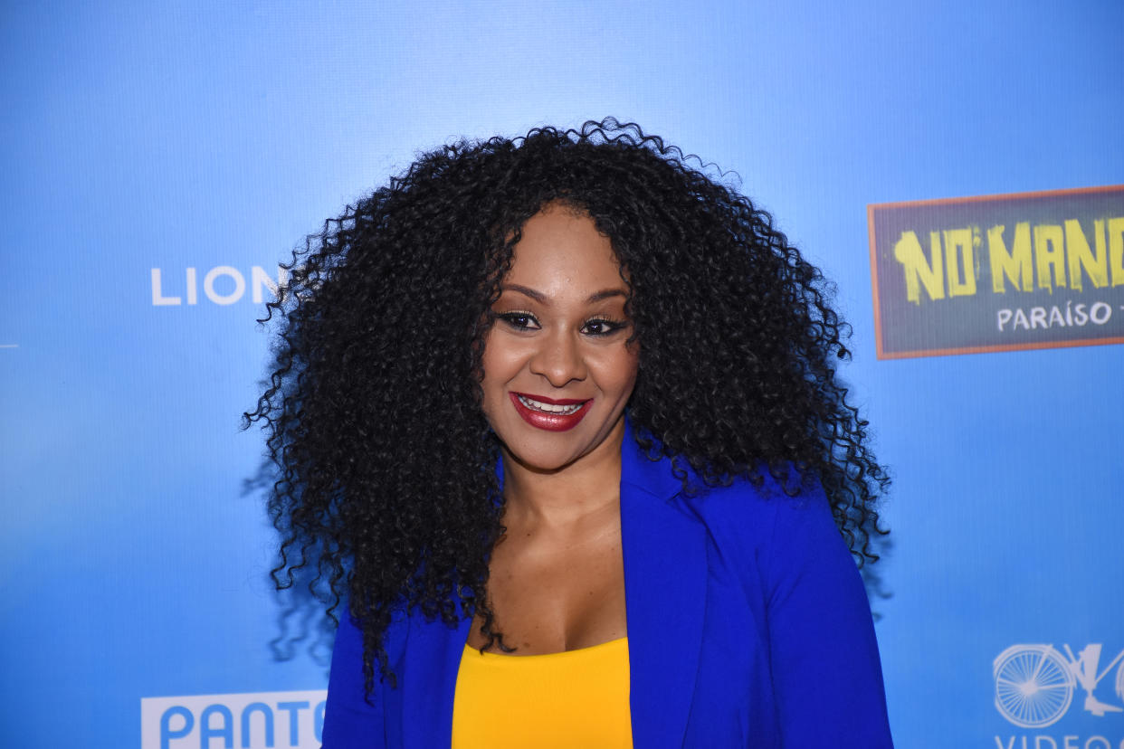 M'balia Marichal en la premier de 'No Manches Frida 2' en Cinepolis Plaza Universidad México (Photo by Carlos Tischler/NurPhoto via Getty Images)