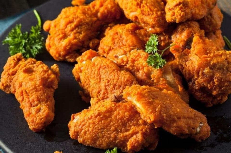 <p>Recipe Fairy</p><p>Let’s see how you can make your homemade KFC wings “finger-licking good."</p><p><strong>Get the recipe: </strong><a href="https://recipefairy.com/kfc-chicken-wings/" rel="nofollow noopener" target="_blank" data-ylk="slk:KFC Chicken Wings;elm:context_link;itc:0;sec:content-canvas" class="link "><strong>KFC Chicken Wings</strong></a></p><p><strong>Related: <a href="https://parade.com/1036541/lorilange/best-fried-chicken-recipes/" rel="nofollow noopener" target="_blank" data-ylk="slk:12 Best Fried Chicken Recipes;elm:context_link;itc:0;sec:content-canvas" class="link ">12 Best Fried Chicken Recipes</a></strong></p>